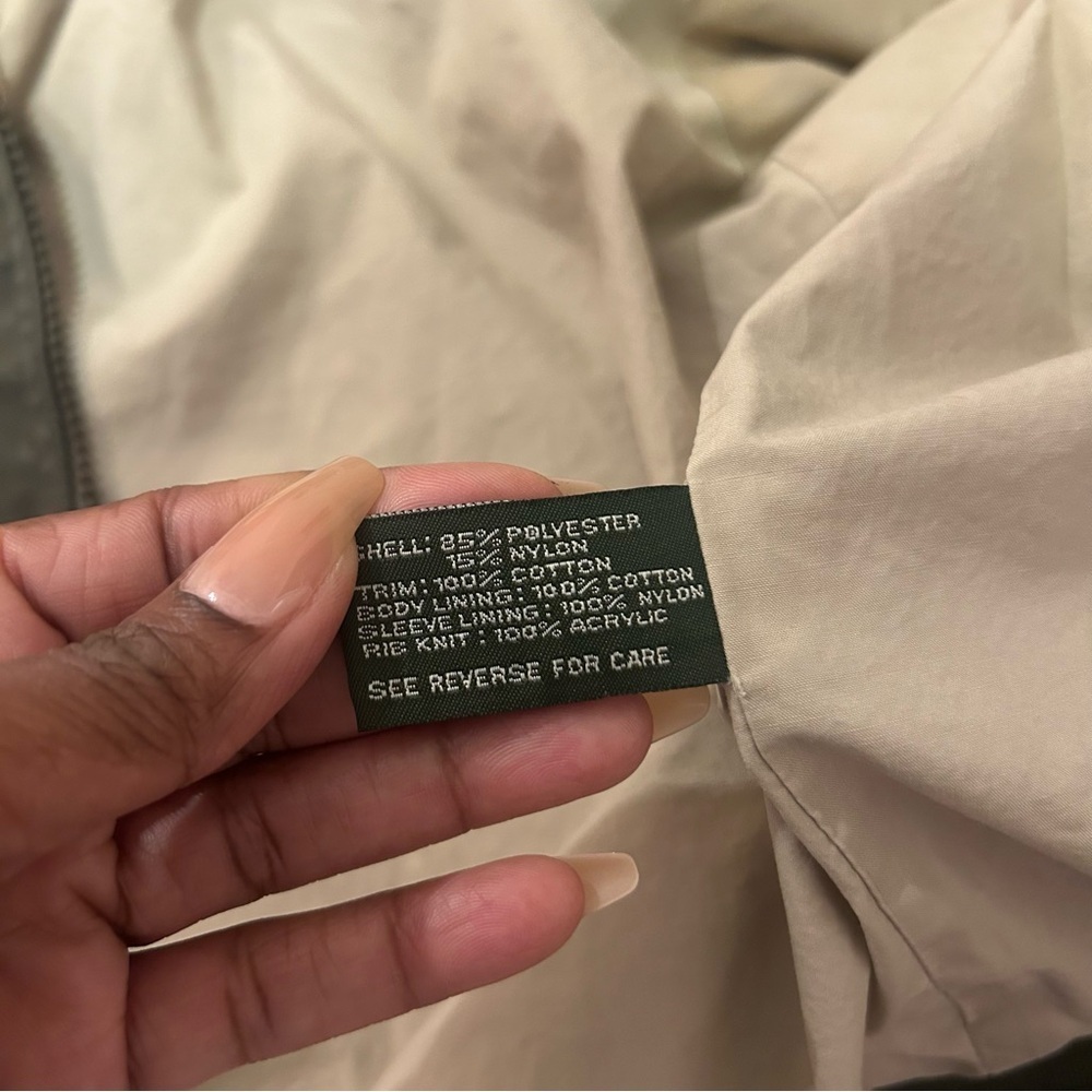 Weatherproof Jacket Full Zip Men's Size Small Olive Green Vintage - Picture 4 of 10